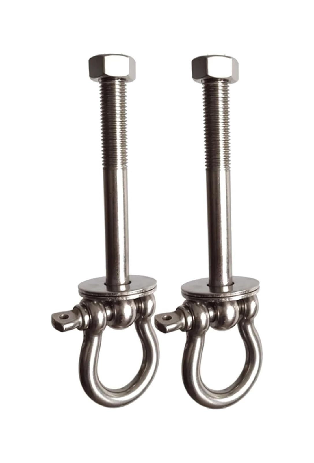 Heavy Duty Schwingelhänger, Lasttragende Deckenschaukelhaken aus Edelstahl, Hängehaken for den Außenbalkon, 2er-Pack