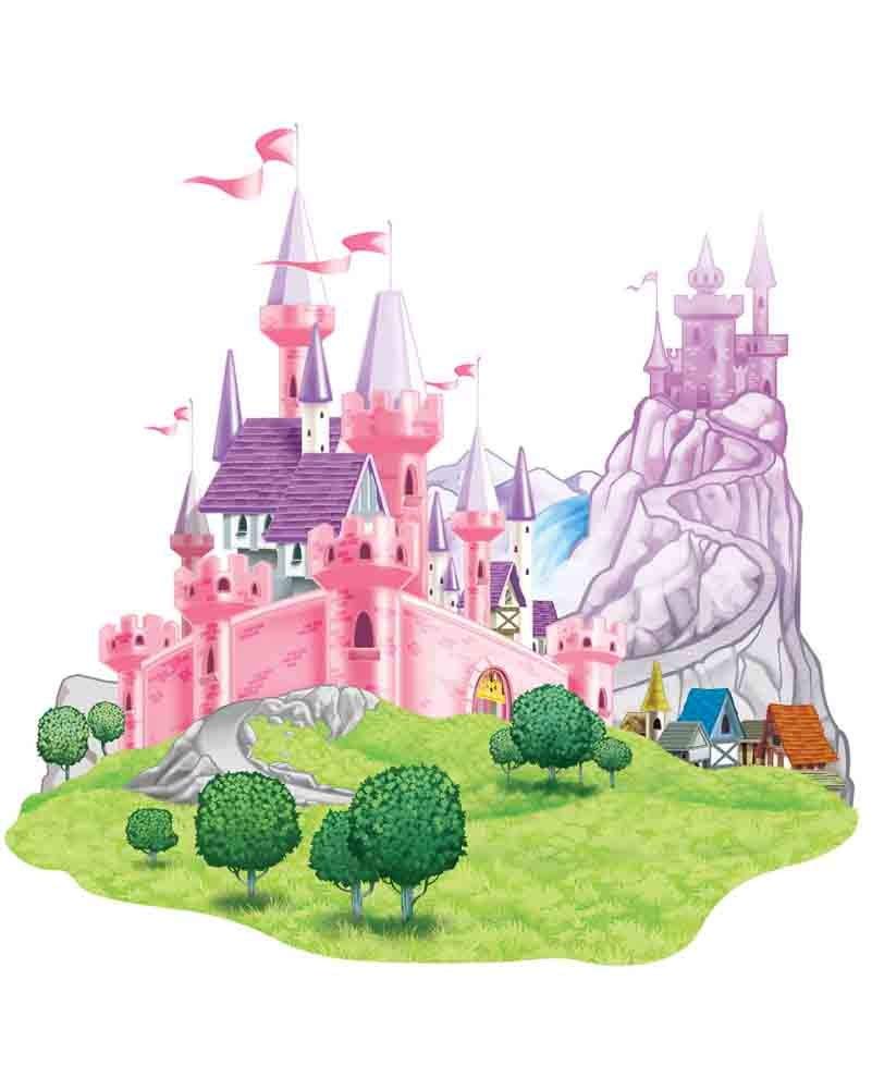 Decor Chateau de princesa 1 M52 X 1 m50