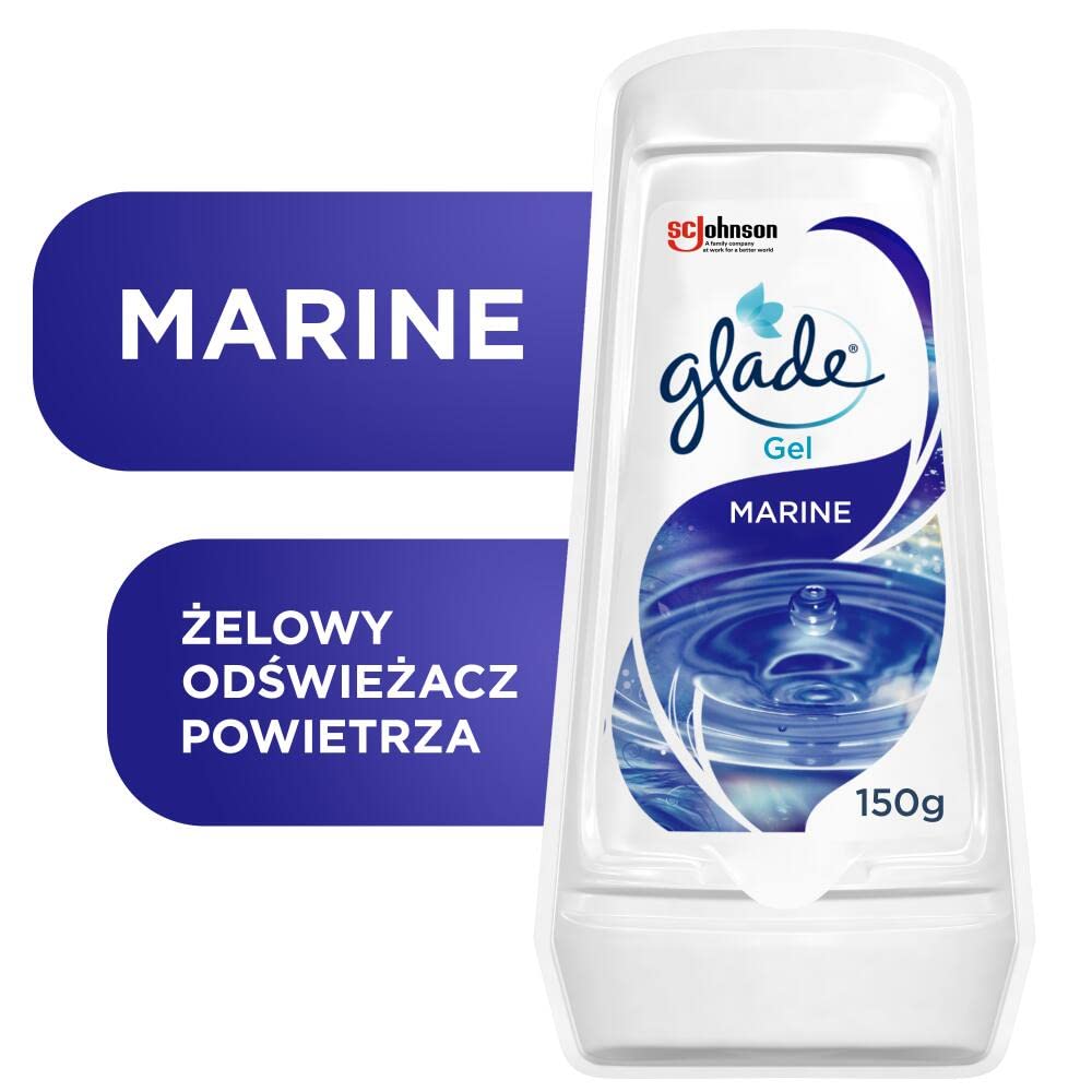 Glade Odświeżacz Powietrza w Żelu, Eliminuje Nieprzyjemne Zapachy w Domu i Łazience, Różne Zapachy, Zestaw 4 x 150 g