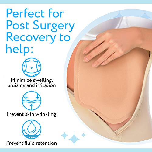 IMPRESA Abdominal Board for Tummy Tuck Compression Garment & Support – One Size Fits Most, Beige – Low-Profile for Stomach Flattening & Post-Liposuction Recovery2
