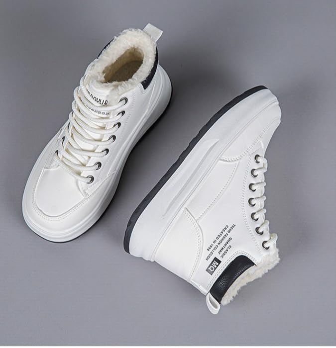 Snow Boots for Women,Platform Winter Boots Warm Sneaker,Hiking Shoes Waterproof with Zipper