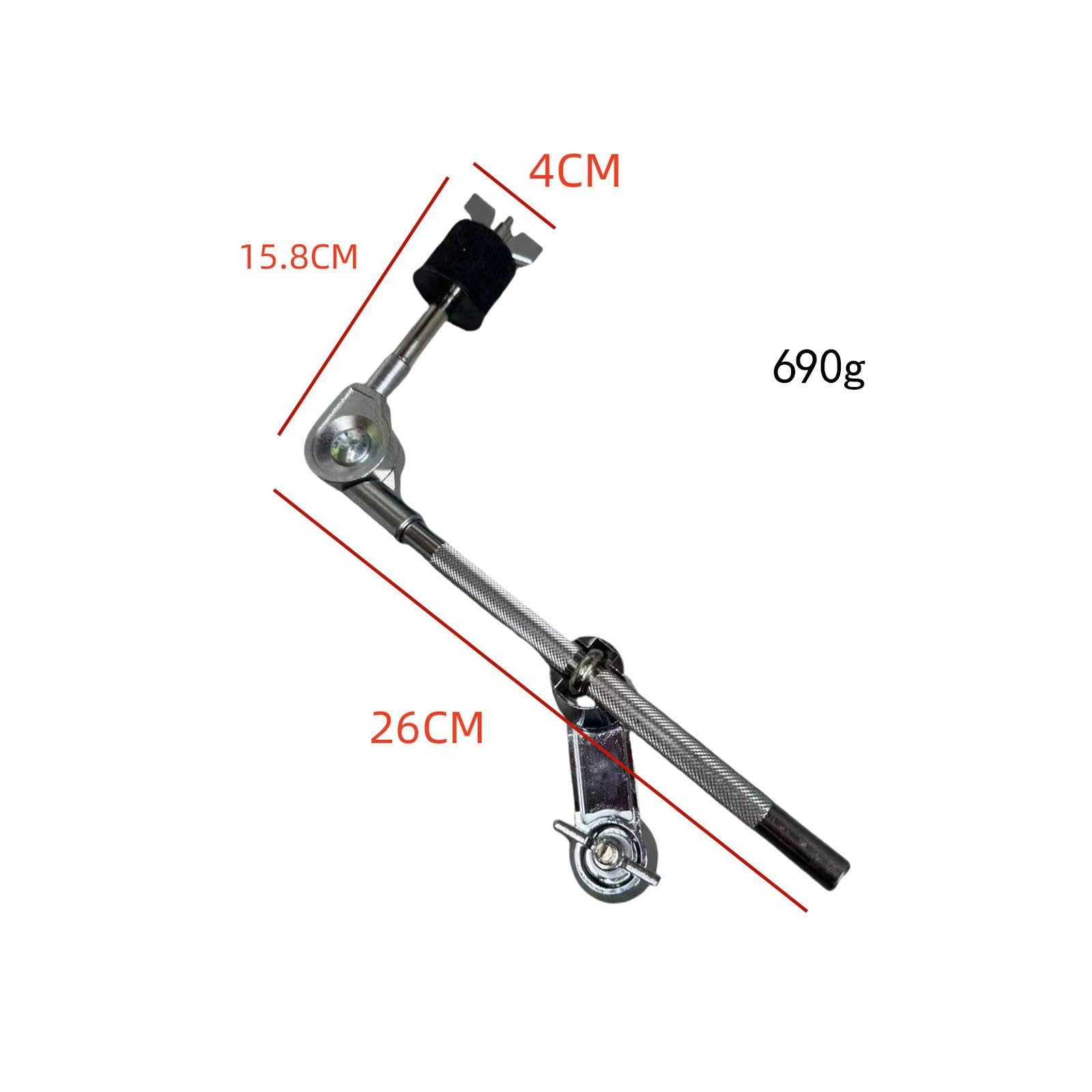 Oshhni Supporto per piatto con attacco per piatto, morsetto per set di batteria regolabile per hardware per batteria, morsetto per estensione per tamburo per