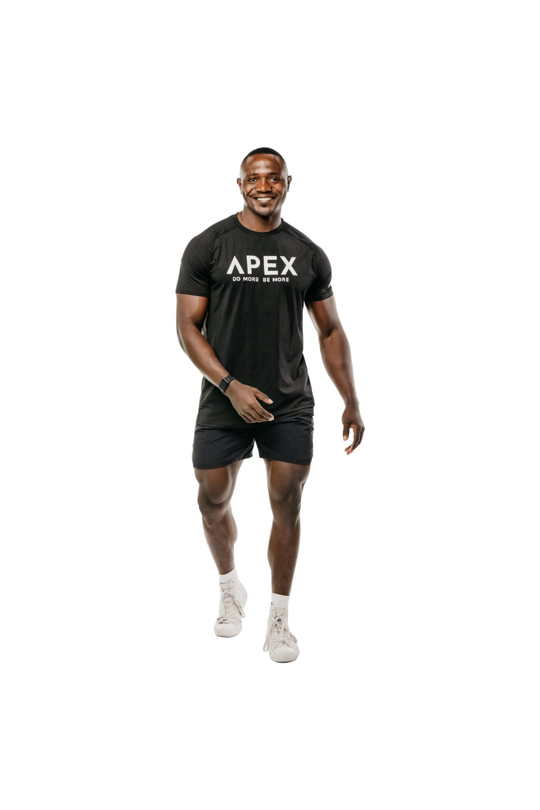 APEX Men’s cotton polyester elastine Dryfit Slim Fit Stretchy, Moisture Wicking, Lightweight, Super Soft, Short Sleeve athletic performance gym workout crossfit training T-Shirt