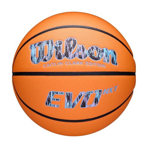 WILSON Caitlin Clark Embrace EVO NXT Basketball - Orange/Black Size 7-29.5