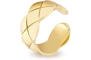 Open Gold Ring: Handmade Statement Piece for Men and Women