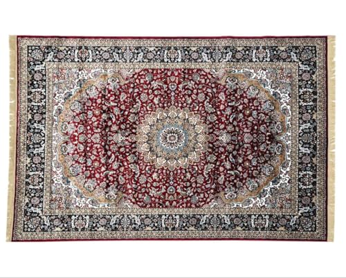 Image of Luxury Silk Carpet 5 x 7 FEET for Living Room or Bedroom, Made with Premium Silk, Perfect for Elegant Interiors Comfort and Timeless Design