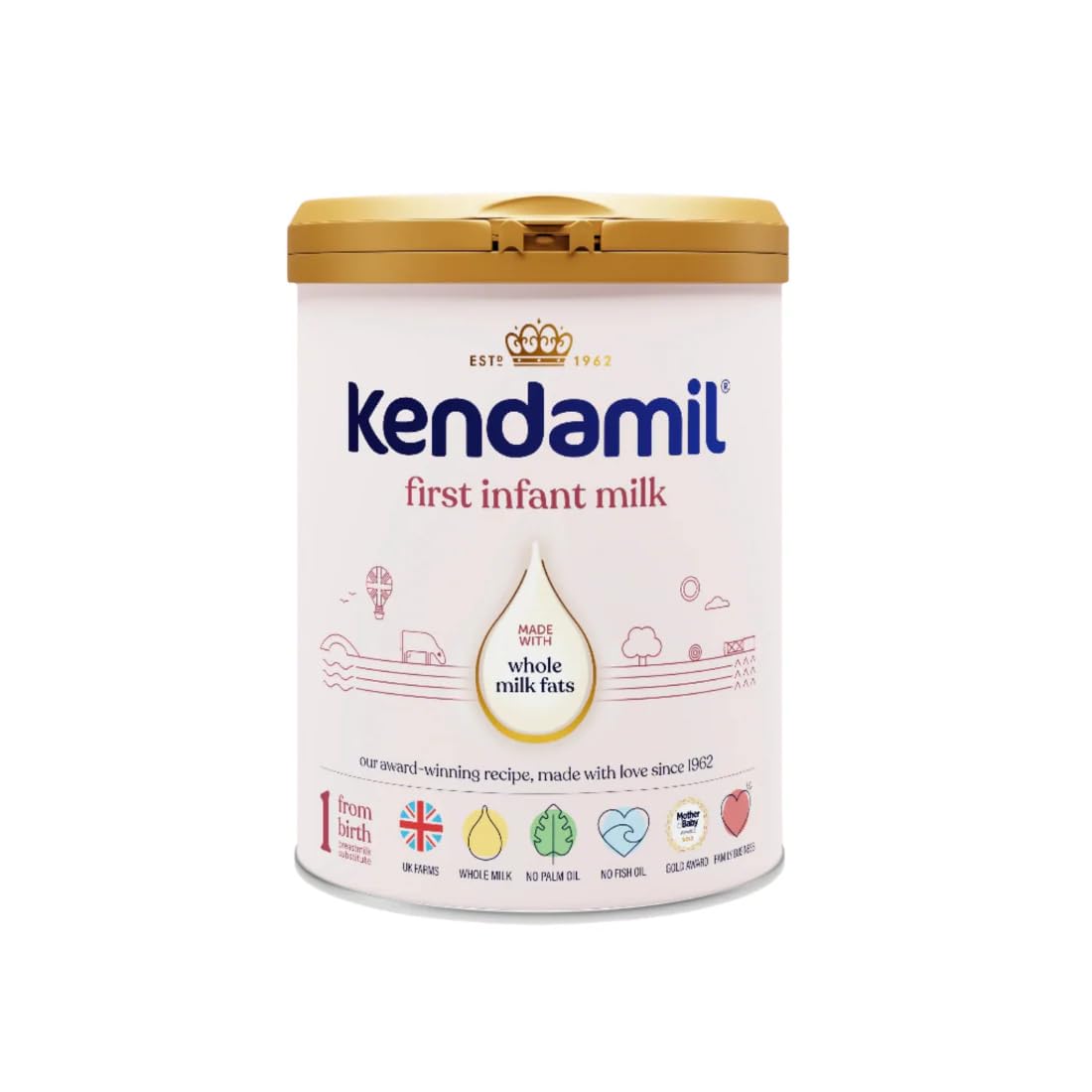 Kendamil Classic Whole Milk Stage 1 First Infant Milk (0-6 Months) (800g)-image-9