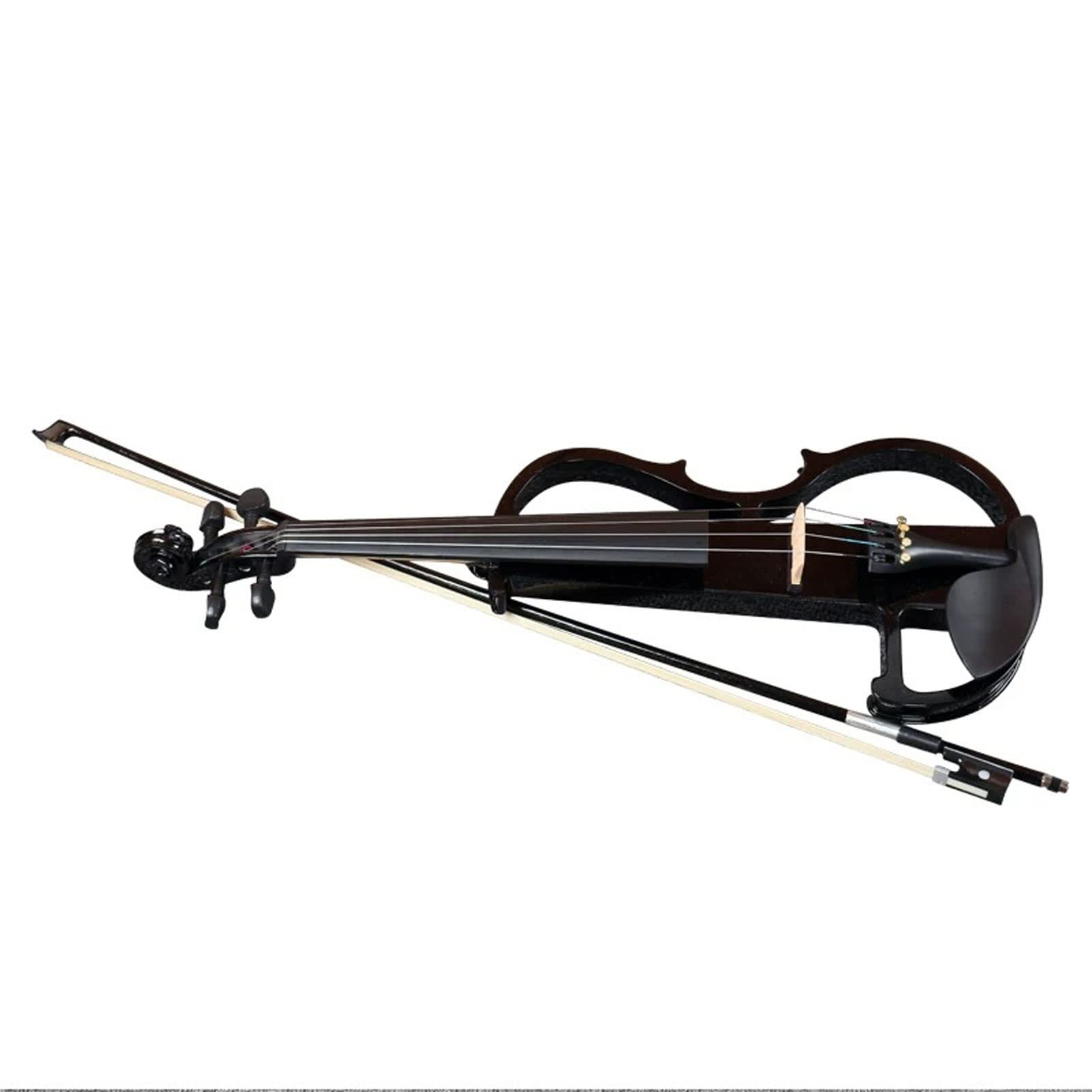 Electric Violin, Electric Solid Wood Violin, Beginner Set With Box Headphone Bow Remote Control