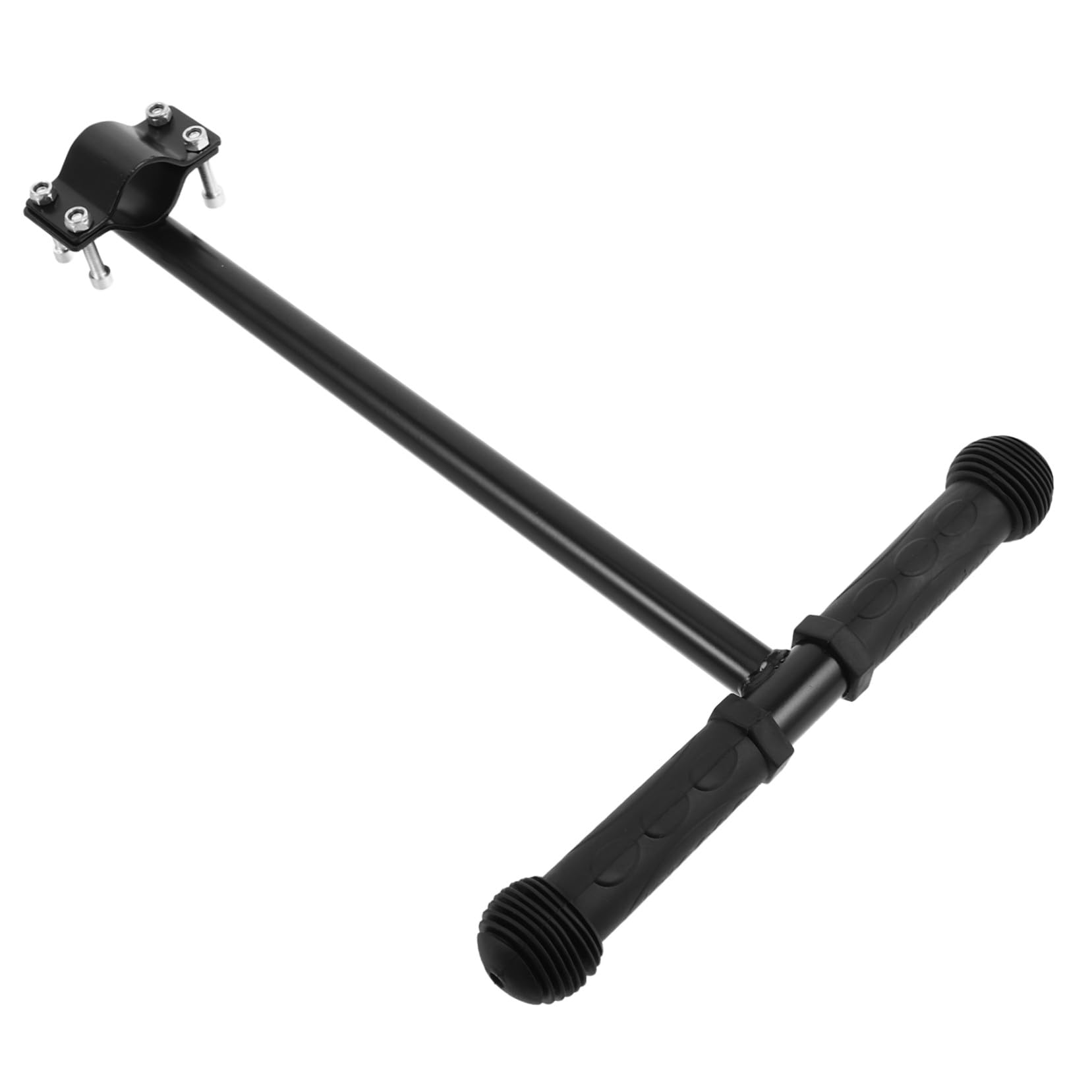 Barre Extension pour Poussette Poignée Ergonomique en Acier Inoxydable et Plastique, Diamètre 1,18 pour Chariot et Wagon, Installation Facile pour Promenades et Courses