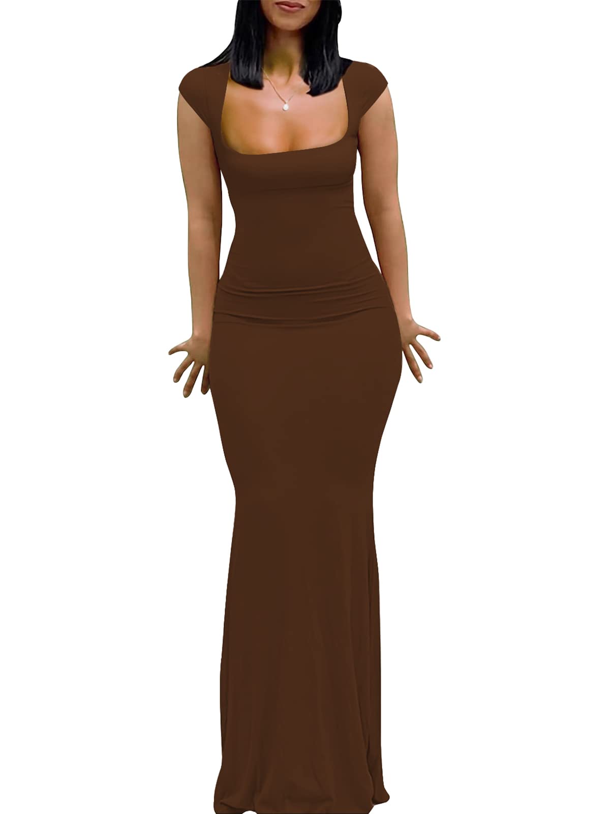 Womens Maxi Bodycon Dress