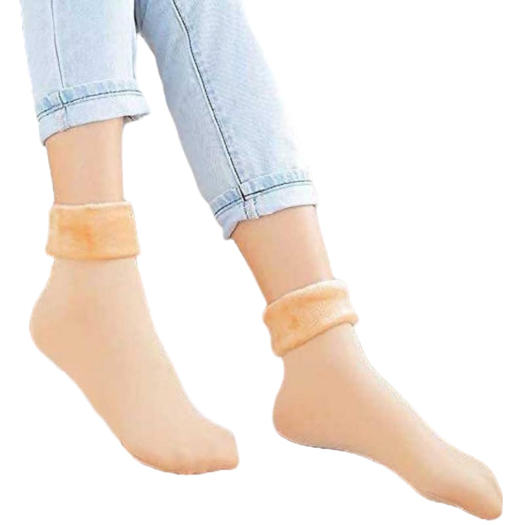 VNHSIN Multicolour winter snow socks pack of 5 pairs, Assorted Colour 2