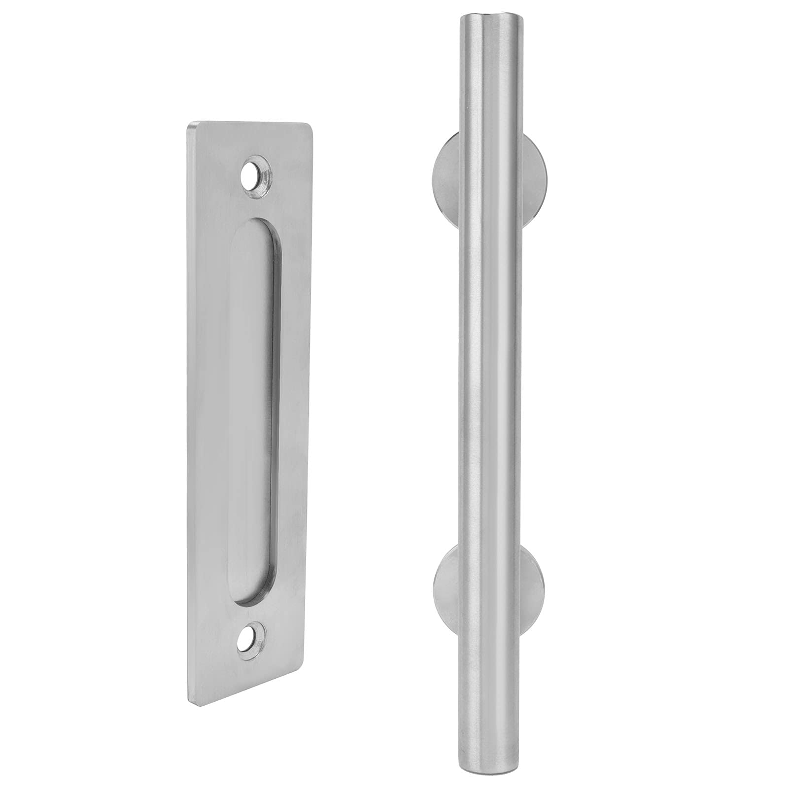 Buy Barn Door Handle, Door Handle Rust‑Proof Double‑Side 30x6.5cm Stainless Steel for Doors