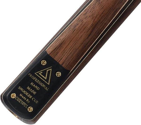 CUESOUL Queue de Snooker Classique 57 inches 18 oz en Palissandre à 3/4 Joints avec Étuis Similicuir Cuir synthétique - Manche en Palissandre, Embout 9,5 mm Jeu de queues de Snooker - 3