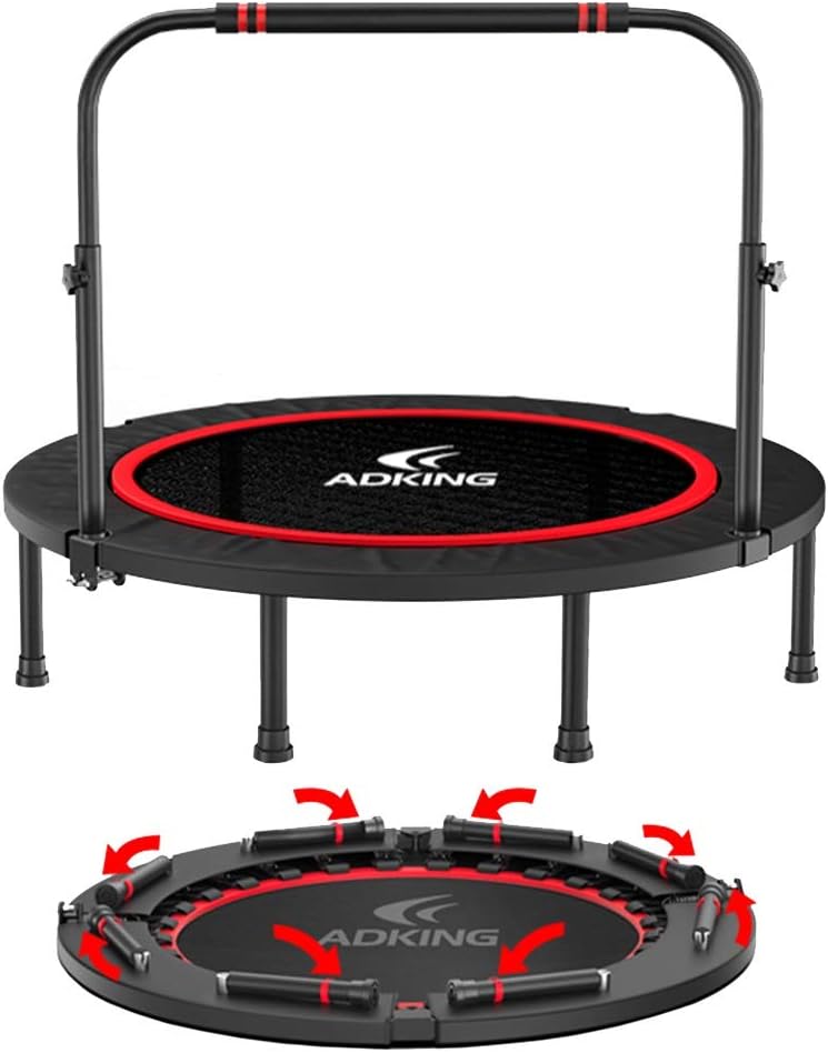 trampolino con corrimano