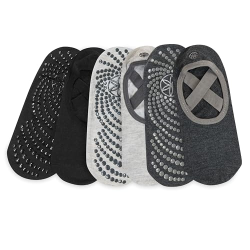 Image of Gaiam Grippy Studio Yoga Socks for Extra Grip in Standard or Hot Yoga