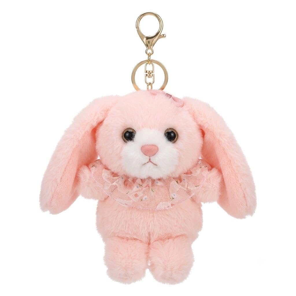 Cute Bear Keychain for Bags, Plush Teddy Bear Keyring, Soft Teddy Bear Bag Charm, Cute Kitty Keychain for Girls & Boys, Backpack Purse Car Key Charm, Birthday Gift for Kids-image-27