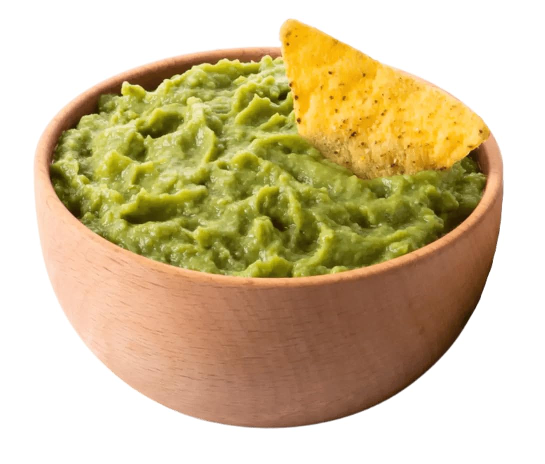 Guacamole tradicional Suave. PACK - 6. Salsa de guacamole Estilo Casero. Elaborado con 05% de aguacate fresco. Ideal para dipear y acompañar.