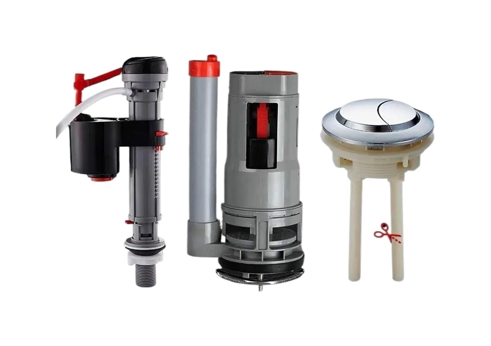 Eamrfvqt One Color Toilet Drain Valve, Abs Dual Flush