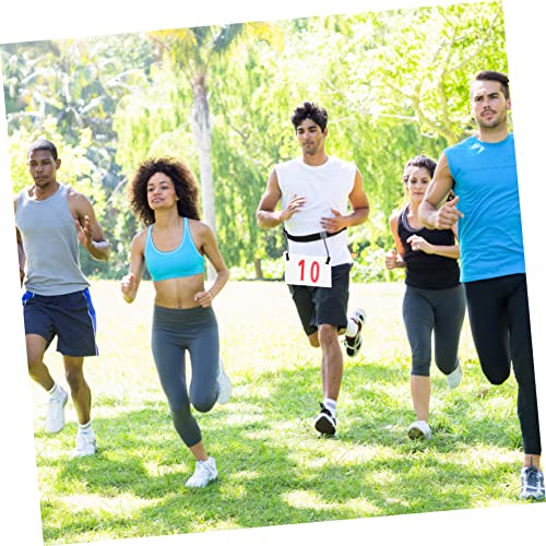 BESPORTBLE 2 Unidades Cinto De Número De Corrida Banda Reflexiva Cinto De Peito Com Número De Corrid