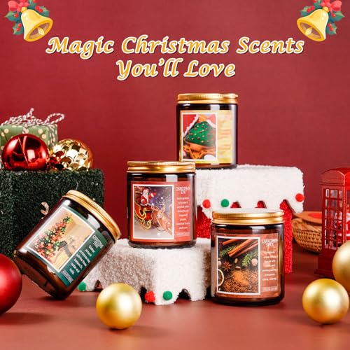 Christmascandleset4packchristmasscentedcandleholidaycandlegiftssoycandleshomescentedchristmasgiftforwomenandmenchristmasscentsofchristmastreespicecookieseve  Urban Country Home Decor Christmas candle set 4pack christmas scented candle holiday candle gifts soy candles home scented christmas gift for women and men christmas scents of christmas treespicecookieseve  urban country home decor