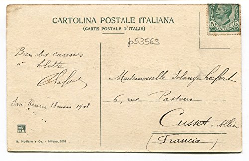 Primi '900 San Remo Imperia Panorama da Poggio