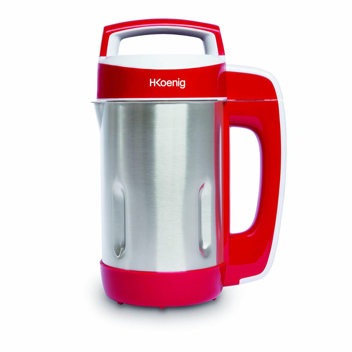 H.Koenig Blender à Soupe Chauffant 1.1L MXC18 Inox, Multifonctions professionnel, Fonction mixage, 2 Programmes de cuisson, 850W