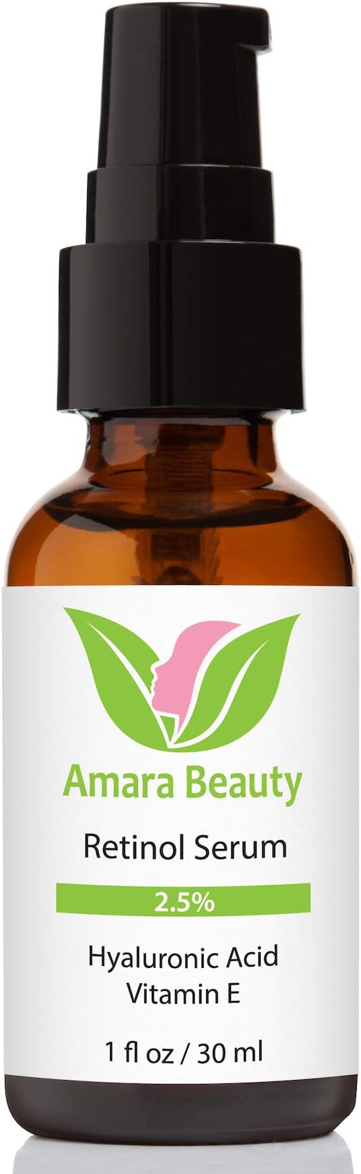 Retinol Serum 2.5% - With Vegan Hyaluronic Acid & Vitamin E - Best Natural & Organic Anti Aging