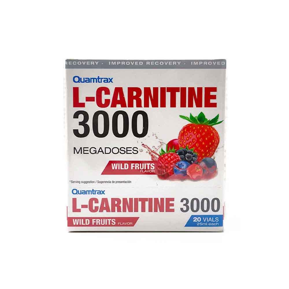 quamtrax l-carnitine 3000 Quamtrax L Carnitine 3000 Megadoses 25ml Pack Of 20 Wild