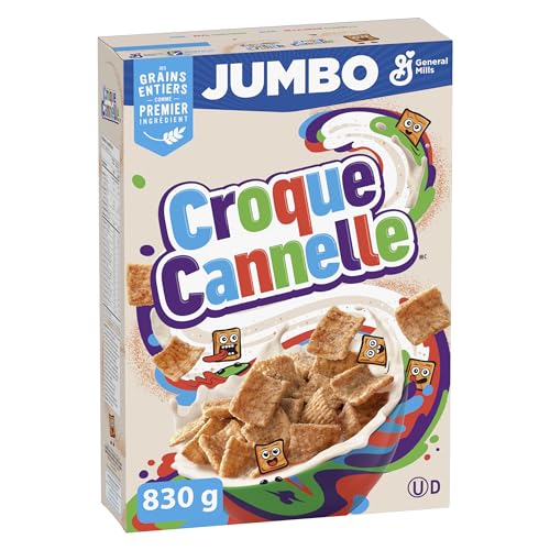 CINNAMON TOAST CRUNCH - JUMBO SIZE PACK - Cereal Box, 830 Grams Package of Cereal, Cinnamon Flavour - Image 3