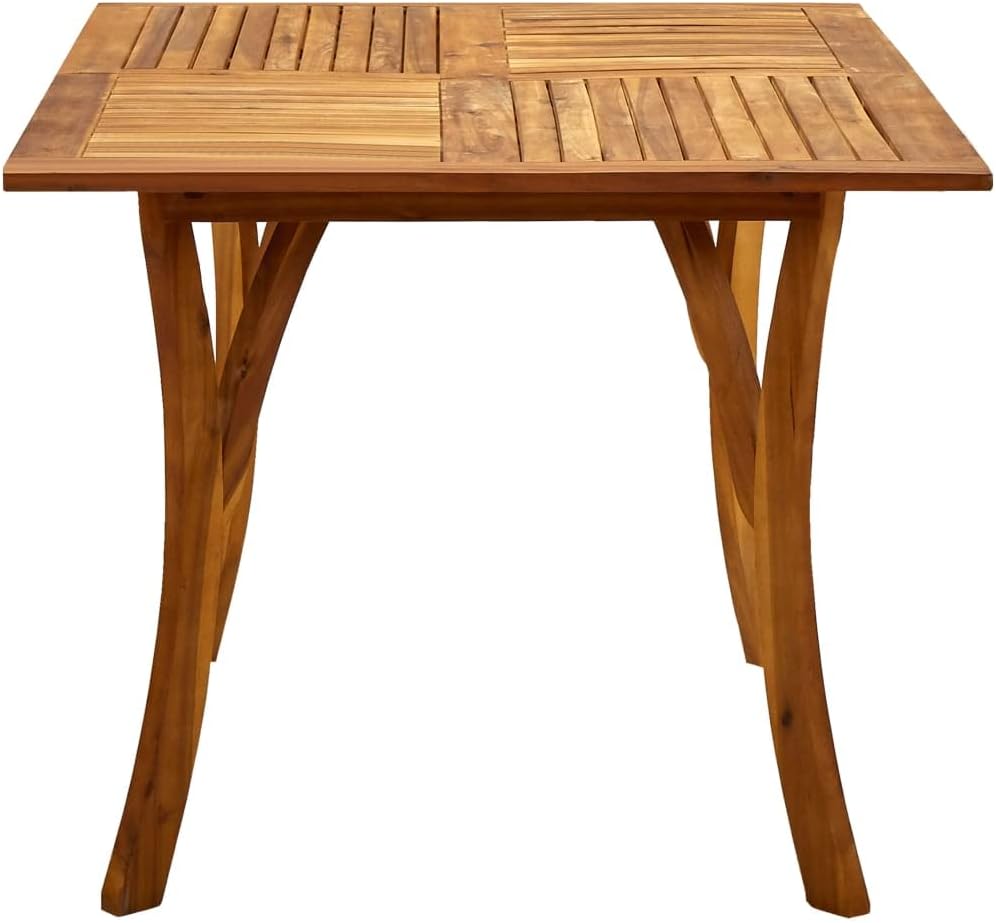 Patio TableOutdoor Dining Table,Outdoor Coffee Table, Vintage Rustic Patio Table,Garden Table, Bistro Table,Balcony Table,for Patio,Deck,Lawn,Garden, 59.1"x35.4"x29.5" Solid Acacia Wood