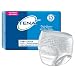 Tena Extra Absorbency Adult Disposable Underwear, Size Small, Full case of 64 Briefs (178-8660)