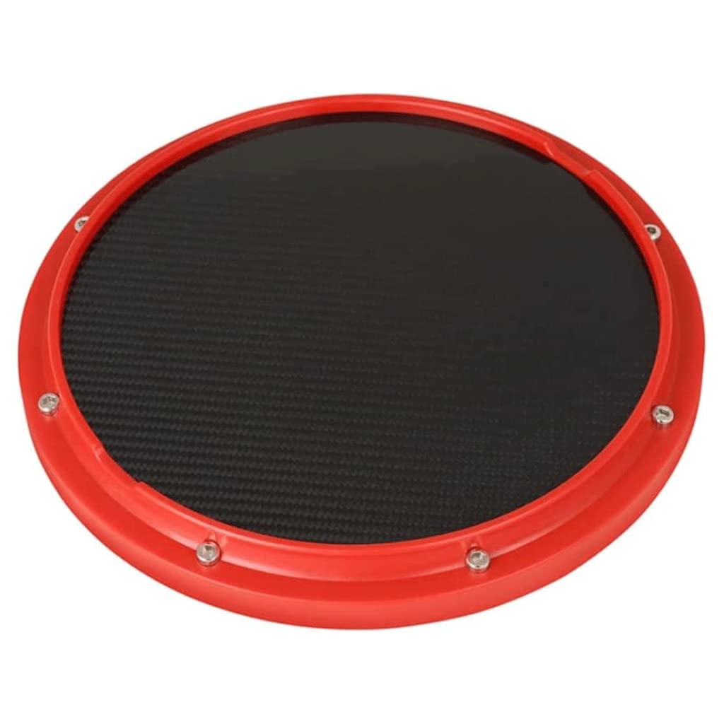 LIOONS Tambour en Fiber de Carbone Tambour muet Tambour Silencieux Tambour éthéré Rond Portable Tambour à Main Tapis antidérapant Tambour d'entraînement Tambour de chaman