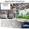 XTPTFABS 22Pcs Garage Door Quiet Hinge Sleeves Shaft Gaskets Compatible With New Rollers or Rollers With Clean Stems (ID-11mm; OD-11.90mm; L-80mm)