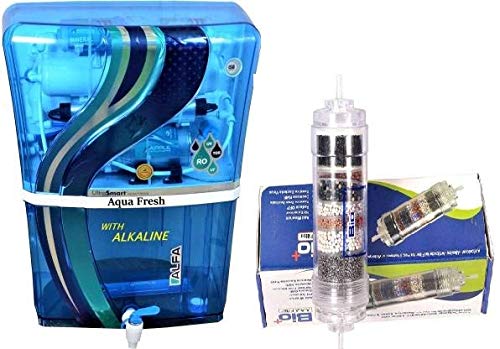 Divinetech ALKALINE BLU RO+UV+UF+TDS+MINERAL 12 L TRANSPARENT 12 L RO + UV + UF + TDS Water Purifier (Blue)