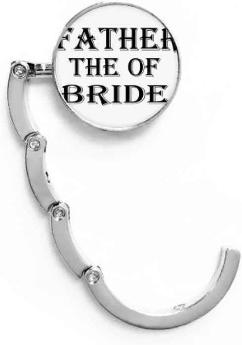 DIYthinker Bride Father's Festival Quote Table Hook Decorative Clasp Extension Foldable Hanger