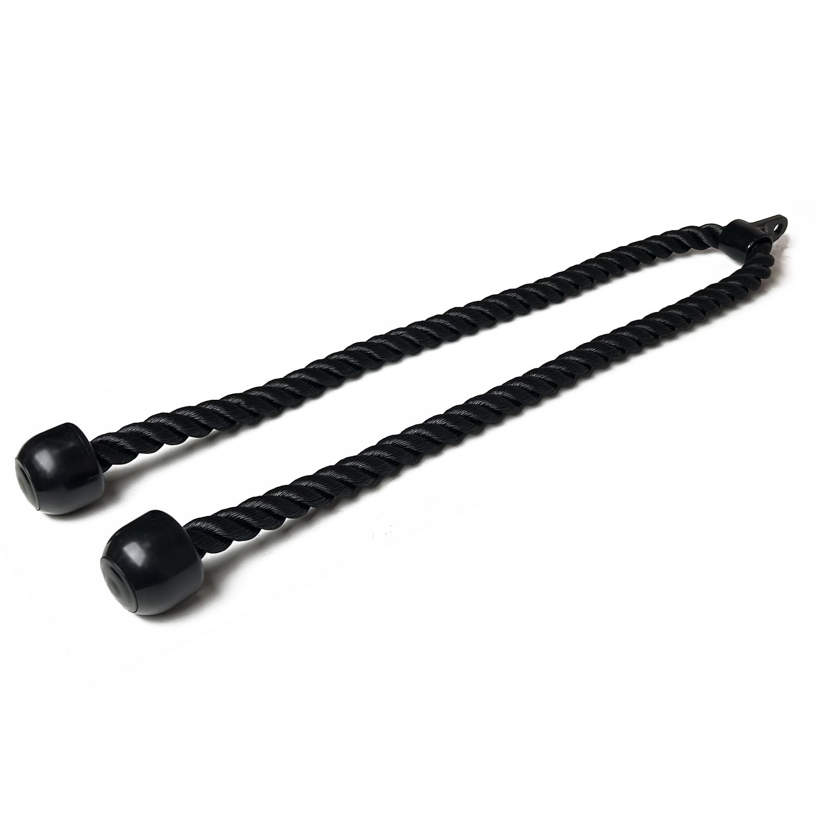KORIKAHM Long Tricep Rope, Rope Pull Down Attachment 47/55 Inch Length Long, Tricep Rope Cable Attachment, Tricep Pull Down Rope for Home Gym Pulley System,Cable Machine Attachment (Length 63")