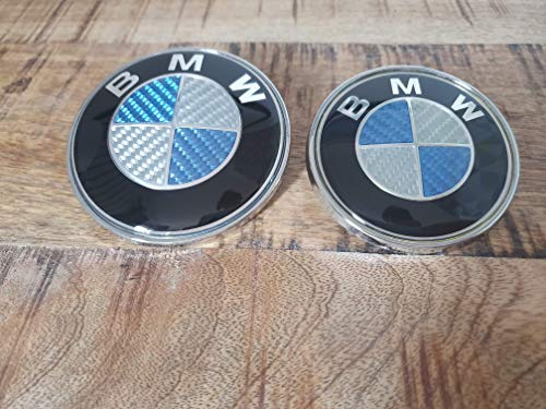 Emblema bmw carbono