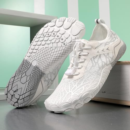 Image of Hike Barefoot Shoes Womens Men,Unisex Barefoot Water Shoes Breathable, Anti-Slip Hiking Footwear for Athletic Wide Toe Shoe Footwear for Hiking, Walking, Running, Yoga, and Water Sports