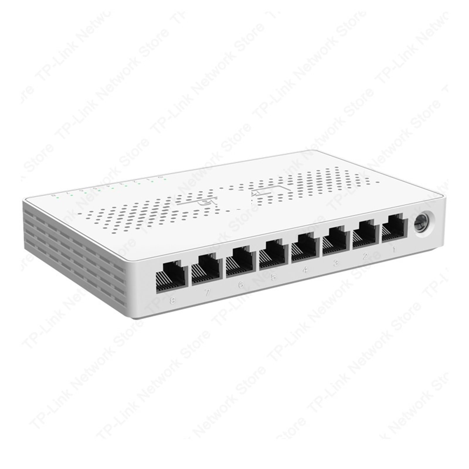 Commutateur 2,5 GbE 2,5 GBASE-T 8 ports 2,5 G RJ45 Plug and Play Commutateur réseau mural Gibabit Enternet LAN Hub (avec adaptateur US)