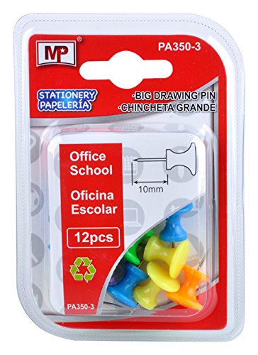 MP PA 350-3-Confezione di 12 puntine da disegno