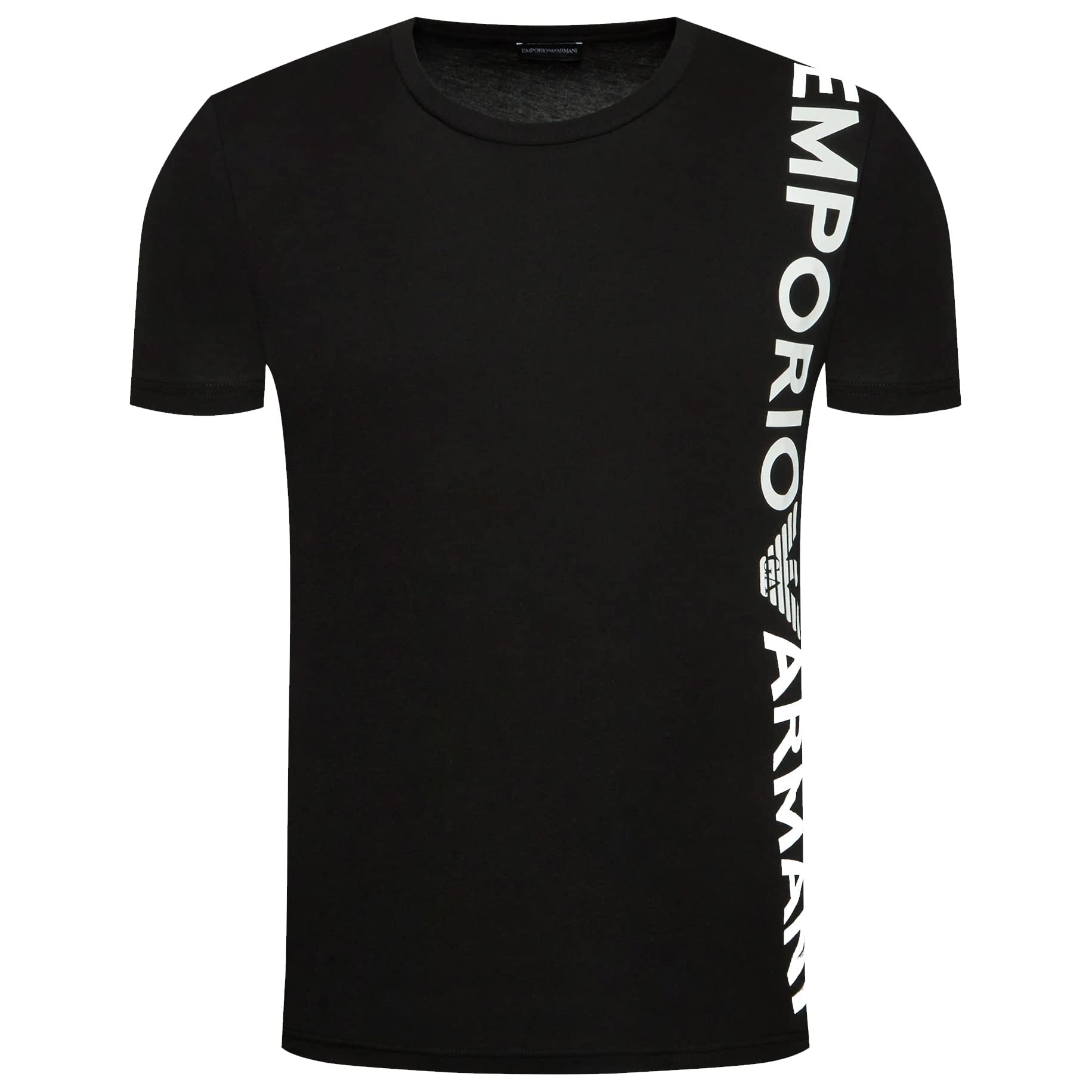 Emporio Armani Maglietta Uomo 211831 2R479, T-Shirt Manica Corta, Girocollo (Nero, S)