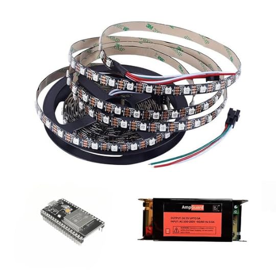 Image of WS2812B RGB Individually Addressable Pixel LED Strip | 60 LED /1M (5M with ESP32)