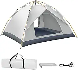 NEW HAWAII Barraca Camping Portátil,Tenda de Acampamento Automática 3-4 Pessoas 200 * 200 * 138cm