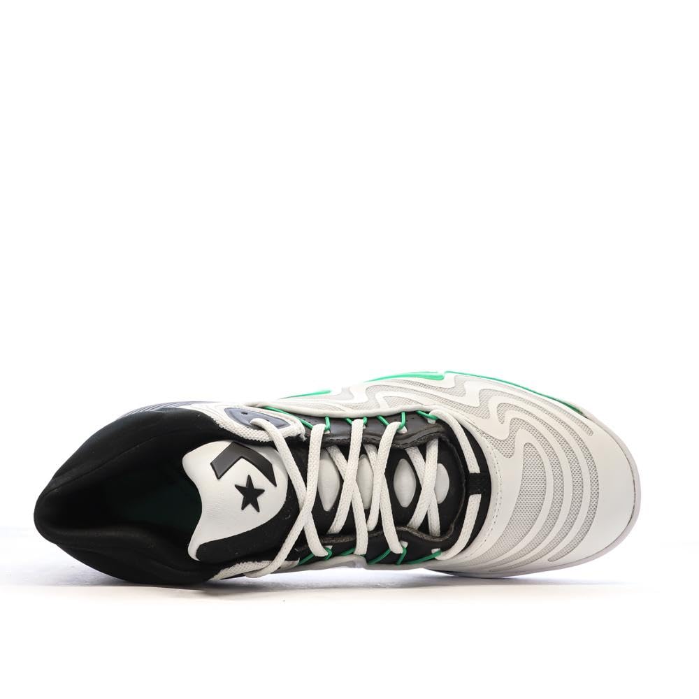 Converse Scarpe da Basket Bianco/Nero/Verde Uomo All Star Shift