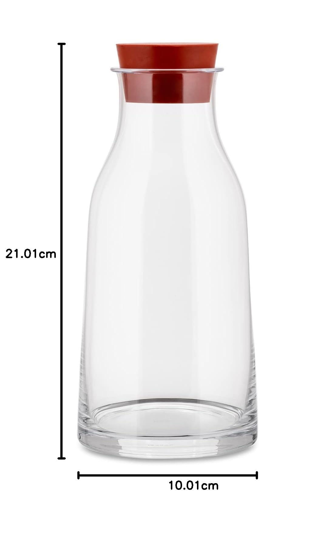 ALESSI DC03/3100 - Botella de Cristal con tapón