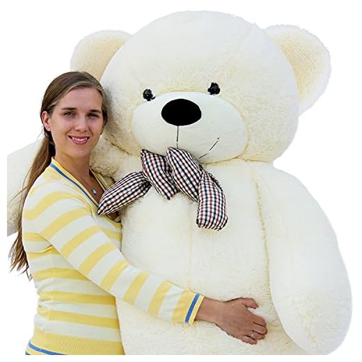 Joyfay 200 cm gigantisk nallebjörn stor nallebjörn vit XXL extra stor plyschbjörn leksak bästa presenten till födelsedag jul alla hjärtans årsdag