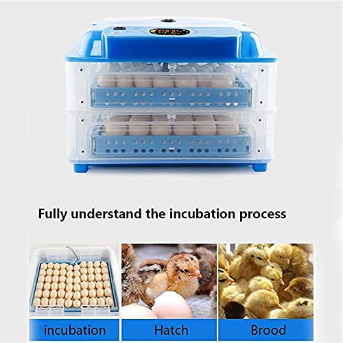 Digitale Automatische Incubators, Hatching Egg Incubator 128 Eieren Incubator Machine met LED Display Poultry Hatcher… - Afbeelding 8