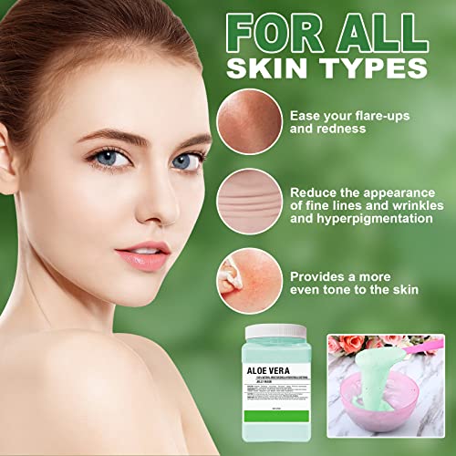 POZTL Jelly Mask Powder for Facials Aloe Vera Moisturizing Jelly Face Mask - Image 2