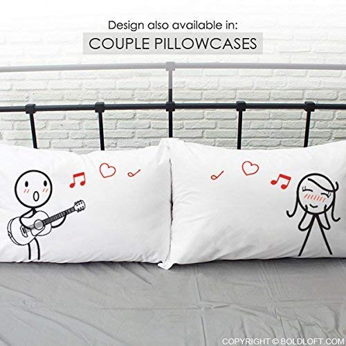 BOLDLOFT Love Me Tender Couple Coffee Mugs-Girlfriend Gifts Wife Gifts for Anniversary Valentines Day Birthday His and Hers Couples Gifts Wedding Anniversary Gifts for Her Guitar Lover Gifts