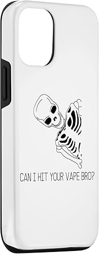 Miniatura 6 de Funda de regalo para iPhone 11 Can I Hit Your Vape Bro Funny Skeleton Vaping